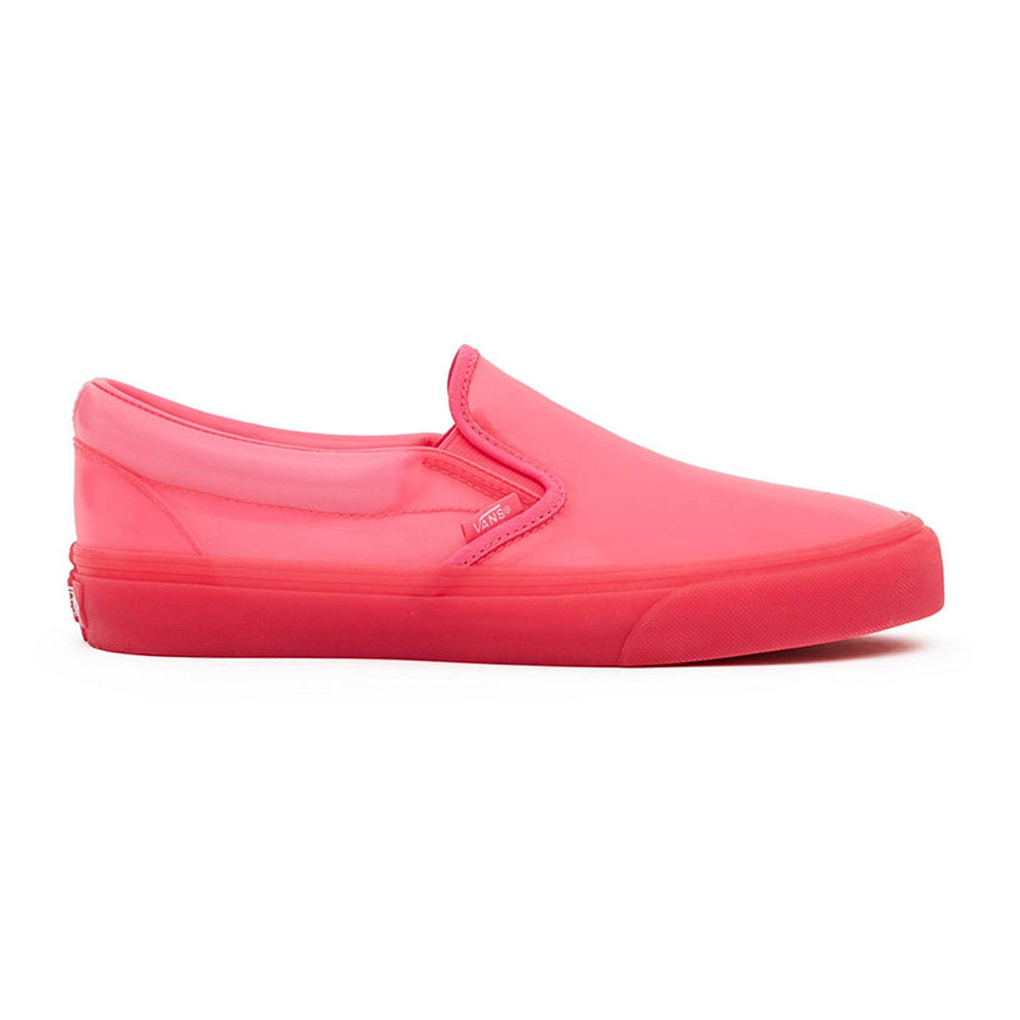 Classic Slip On x Opening Ceremony 'Transparent' Pink Sneakers - Women's Fashion Shoes for Casual Wear & Street Style (New)