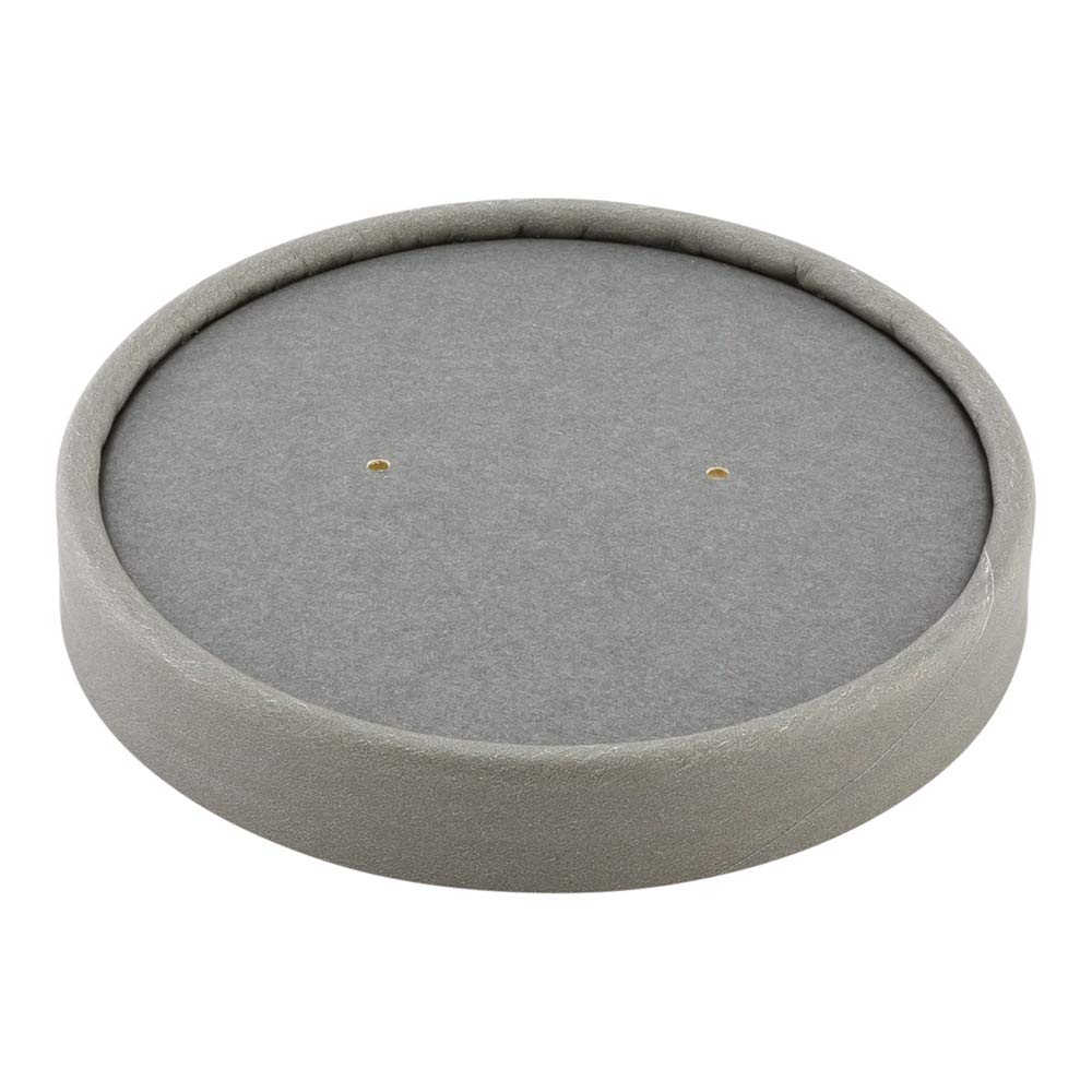 Eco-Friendly Disposable Paper Lids for 8oz & 12oz Soup Containers - 25 Pack | Microwave Safe, Biodegradable Vented Lids for Hot & Cold Foods | Perfect for Soup, Stew, Coffee & Takeout Meals | Ideal for Restaurants, Cafes, Food Trucks & Catering | Great for Delivery, Meal Prep, Office Lunches, Picnics & On-the-Go Dining | Use for Home, Office, School, Parties & Outdoor Events