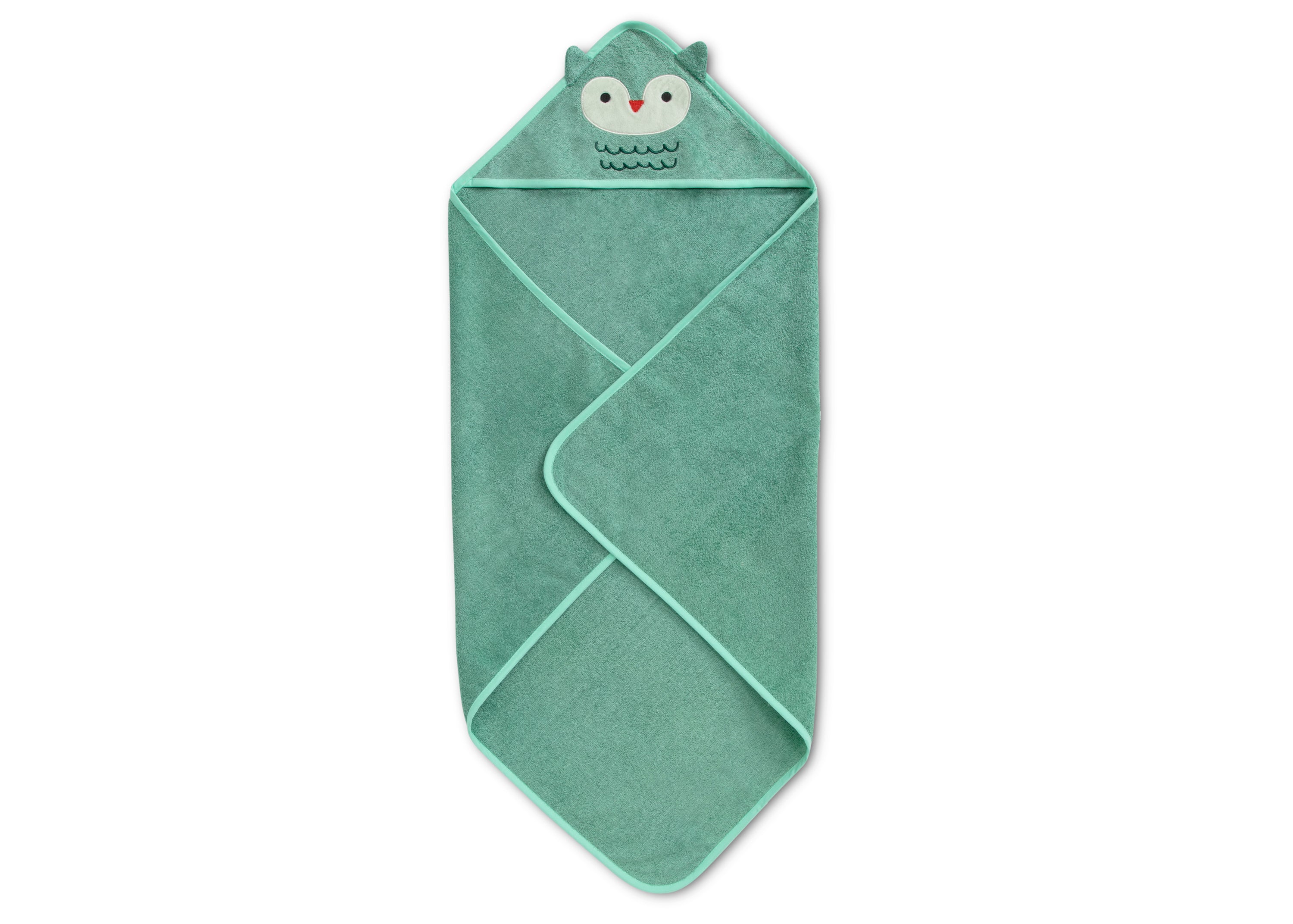 Soft Baby Hooded Bath Towel - 100% Cotton Absorbent & Gentle for Newborns - Perfect for Post-Bath Snuggles & Playtime