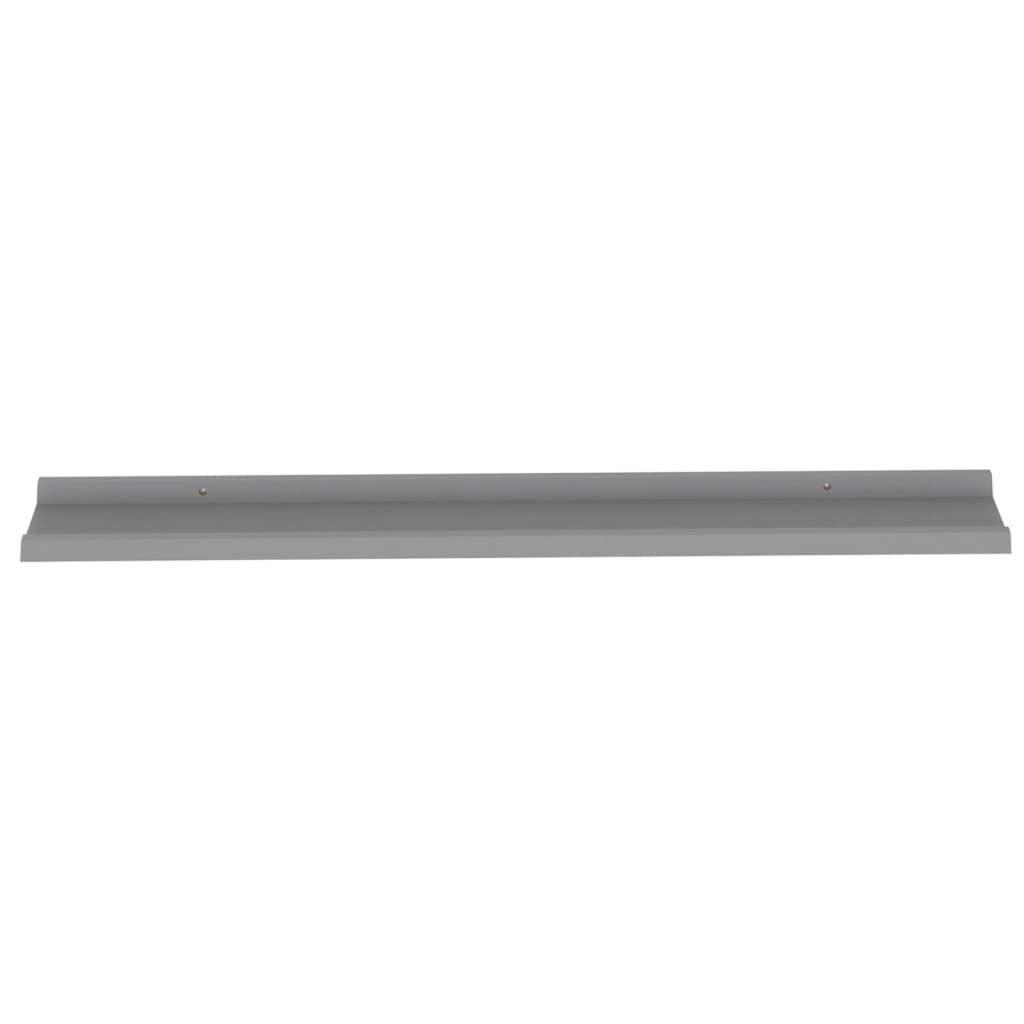 SKM 2-Pack Gray Wall Shelves - 39.4