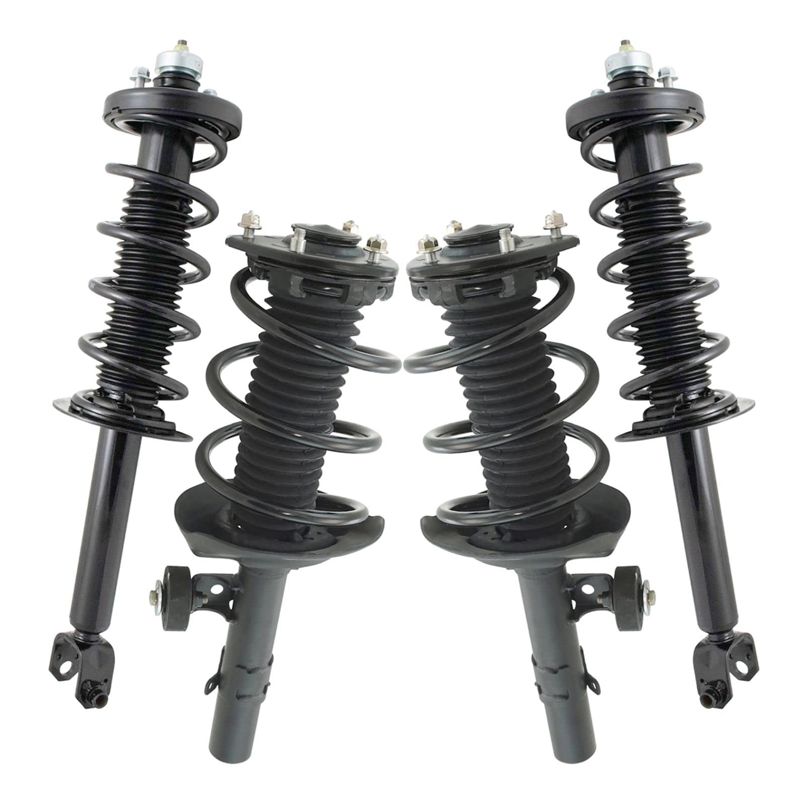 High-Quality Front & Rear Strut & Coil Spring Assembly Set - Compatible with 2013-2017 Honda Accord (Driver & Passenger Sides) - Perfect for Smooth Ride & Enhanced Suspension Performance