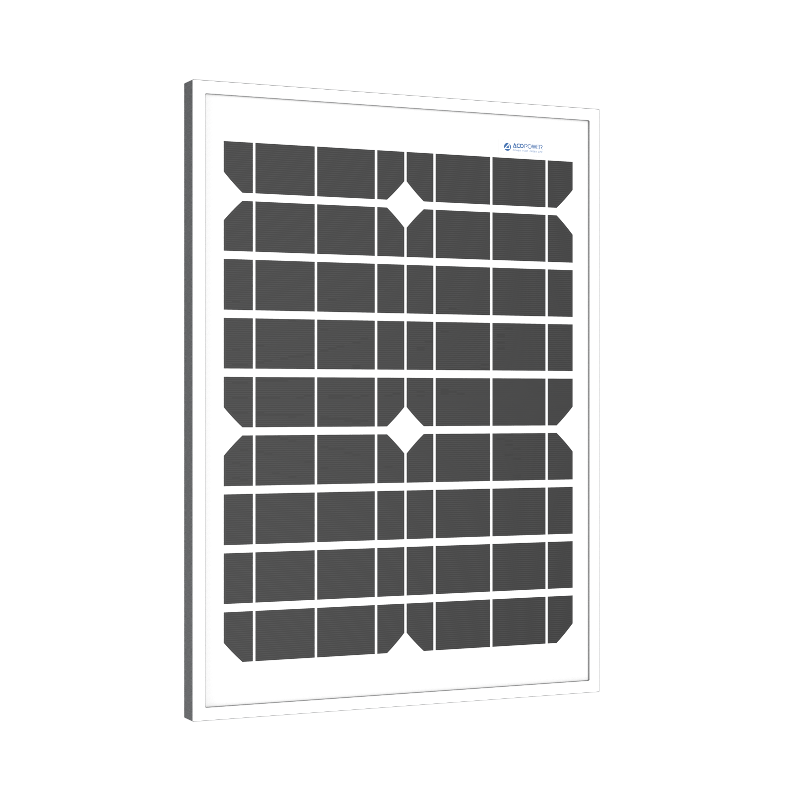 ACOPower 20W Monocrystalline Solar Panel for 12V Battery Charging - Portable Off-Grid Power for RV, Boat, Camping & Emergency Use