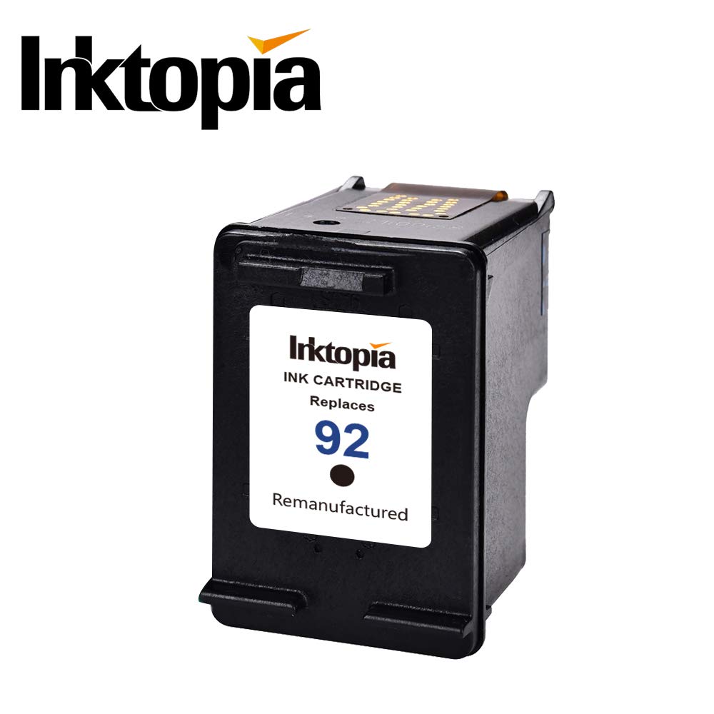 Remanufactured Ink Cartridges for HP 92 & 93 (C9513FN, C9362WN, C9361WN) - 2 Pack (1 Black + 1 Tri-Color) - Compatible with HP Photosmart 7850, C3150, C3180, Deskjet 5420, 5440, PSC 1510, 2525 Printers - High-Quality Replacement Ink for Home & Office Printing