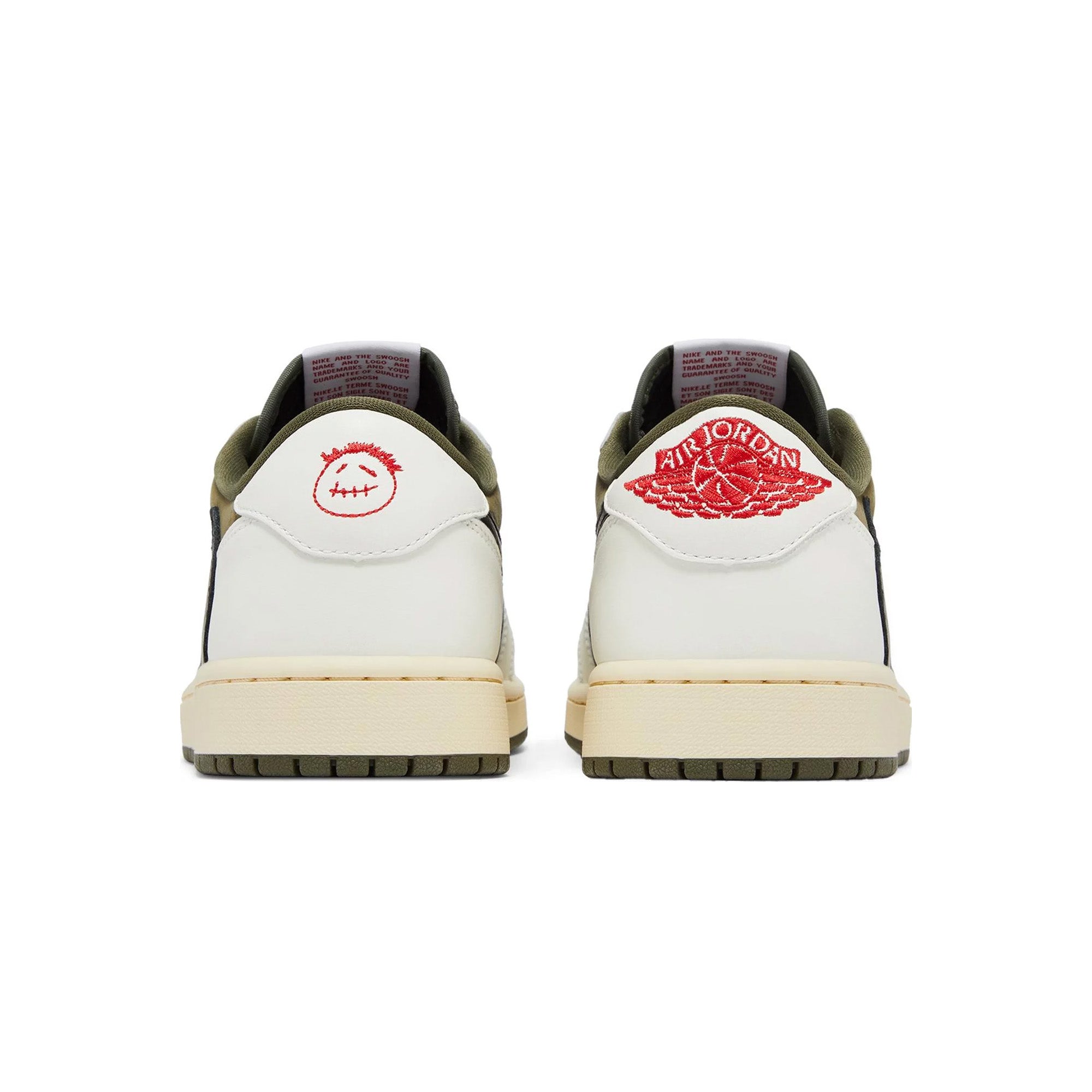 Air Jordan 1 Retro Low OG SP Travis Scott 'Medium Olive' Sneakers (2024) – Men's Basketball Shoes for Streetwear & Casual Fashion