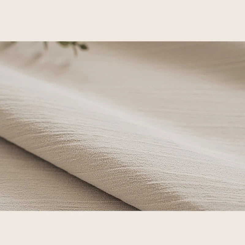 Natalie Chenille Crinkled Minimalist Room Darkening Custom Curtains - Blackout Window Drapes for Bedroom, Living Room & Home Decor