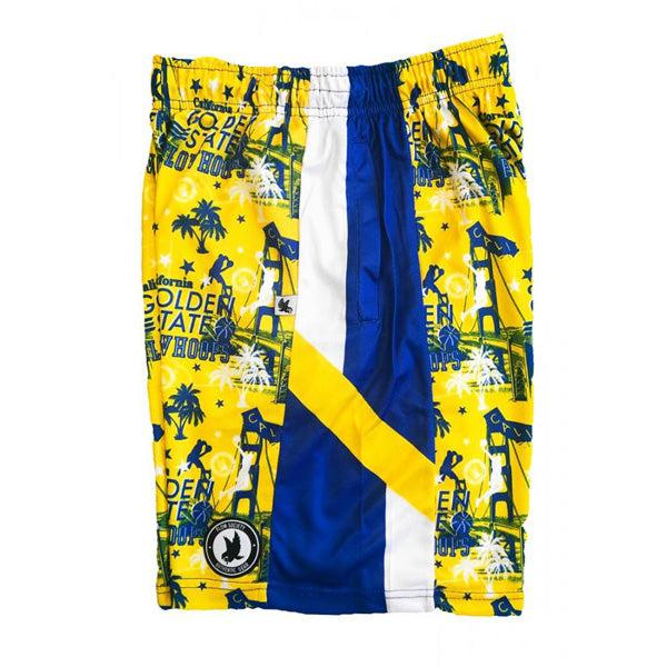 Golden State Warriors Boys' Basketball Shorts - NBA Team Logo Athletic Shorts for Kids - Perfect for Basketball Games, Practice & Casual Wear
