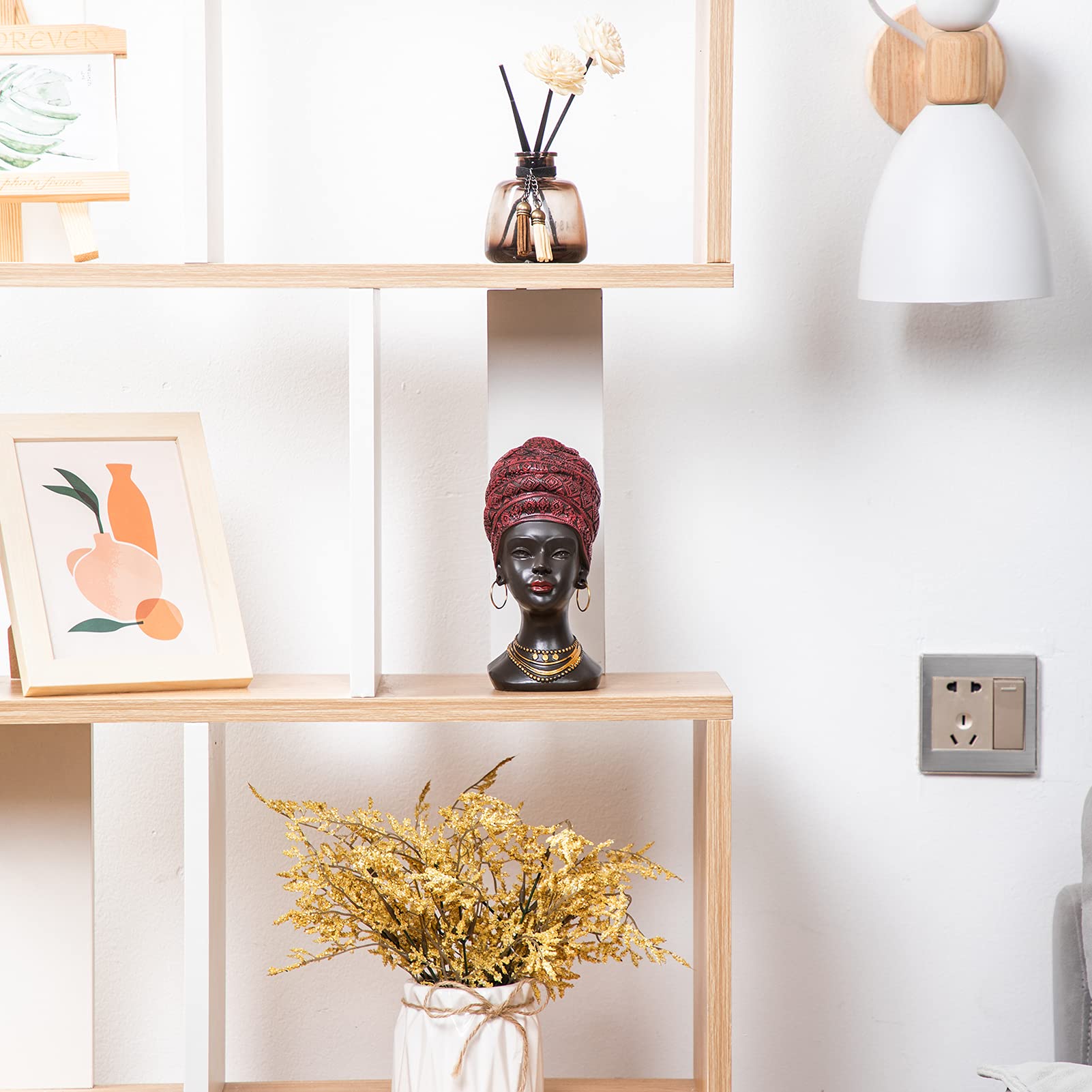 African Statues & Sculptures for Home Decor - Living Room Shelf Accents