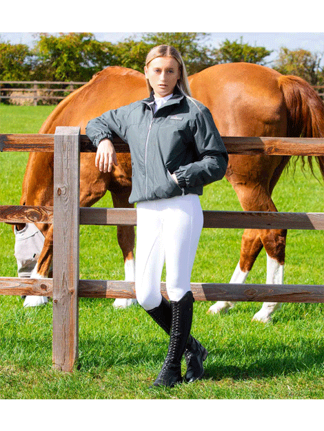 Premier Equine Pro Rider Waterproof Equestrian Jacket - Waterproof Horseback Riding Coat for Women & Men - Perfect for Show Jumping, Dressage & Outdoor Riding