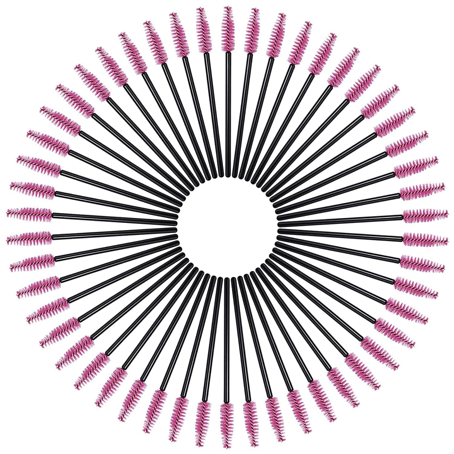 COSLUXE Disposable Mascara Brushes - 30 Pack of Eyelash Extension Wands, Mascara Applicators & Eyebrow Brushes for Professional Makeup Artists & DIY Lash Extensions at Home