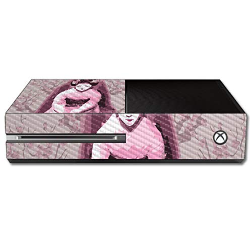 Premium Carbon Fiber Skin for Microsoft Xbox One - Geisha Design | Durable Protective Cover with Textured Finish | Easy to Apply & Remove | Made in USA | Perfect for Gaming Enthusiasts & Console Protection