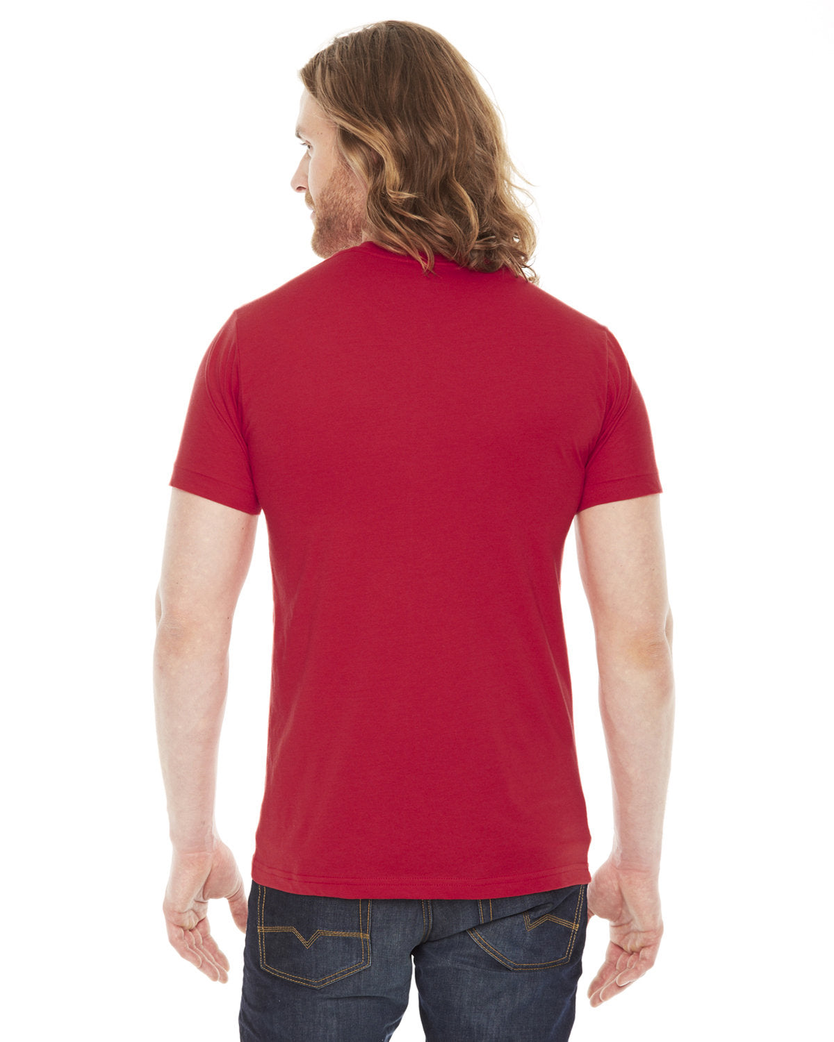 American Apparel BB401 Unisex Poly-Cotton Blend Crewneck T-Shirt | Made in USA | Casual Wear, Workout & Everyday Comfort