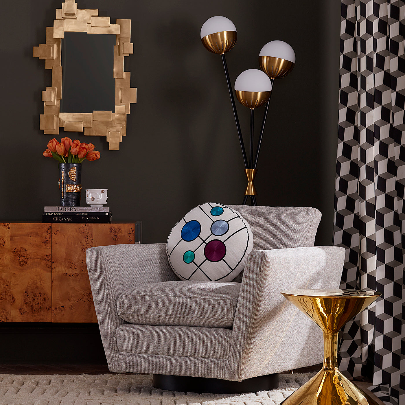 Decorative Puzzle Accent Mirror - Unique Wall Decor for Living Room, Bedroom & Nursery - Perfect for Home, Office & Gift Giving