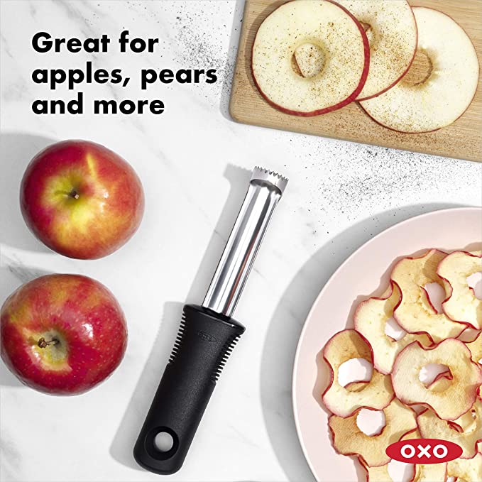 Premium Stainless Steel Apple Corer - Easy & Efficient Fruit Coring Tool for Baking, Cooking & Healthy Snacks | Perfect for Apple Pies, Fruit Salads & Meal Prep