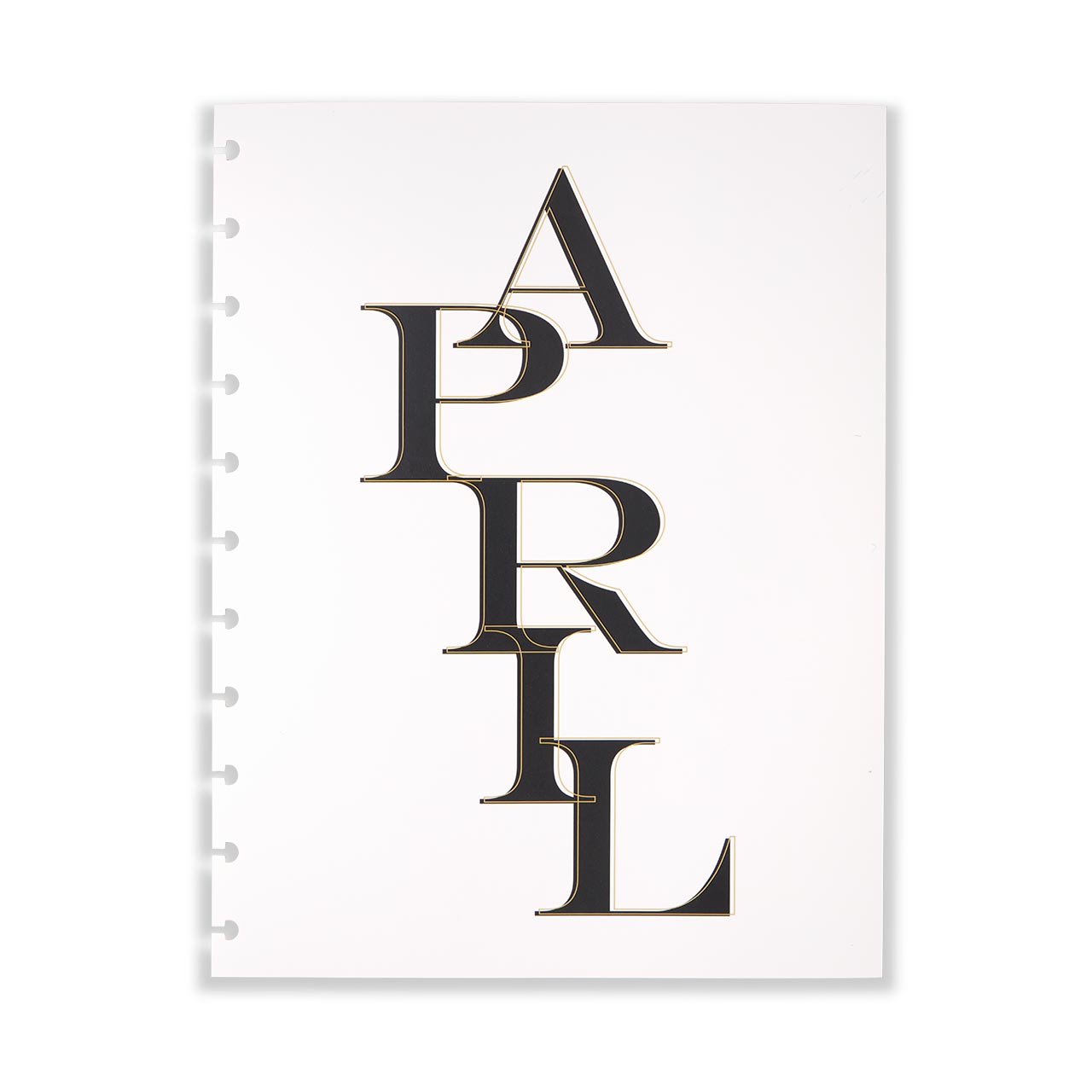Circa Avant Garde Discbound Monthly Planner - Customizable Dashboard for Productivity & Organization | Perfect for Work, School & Home Office Planning