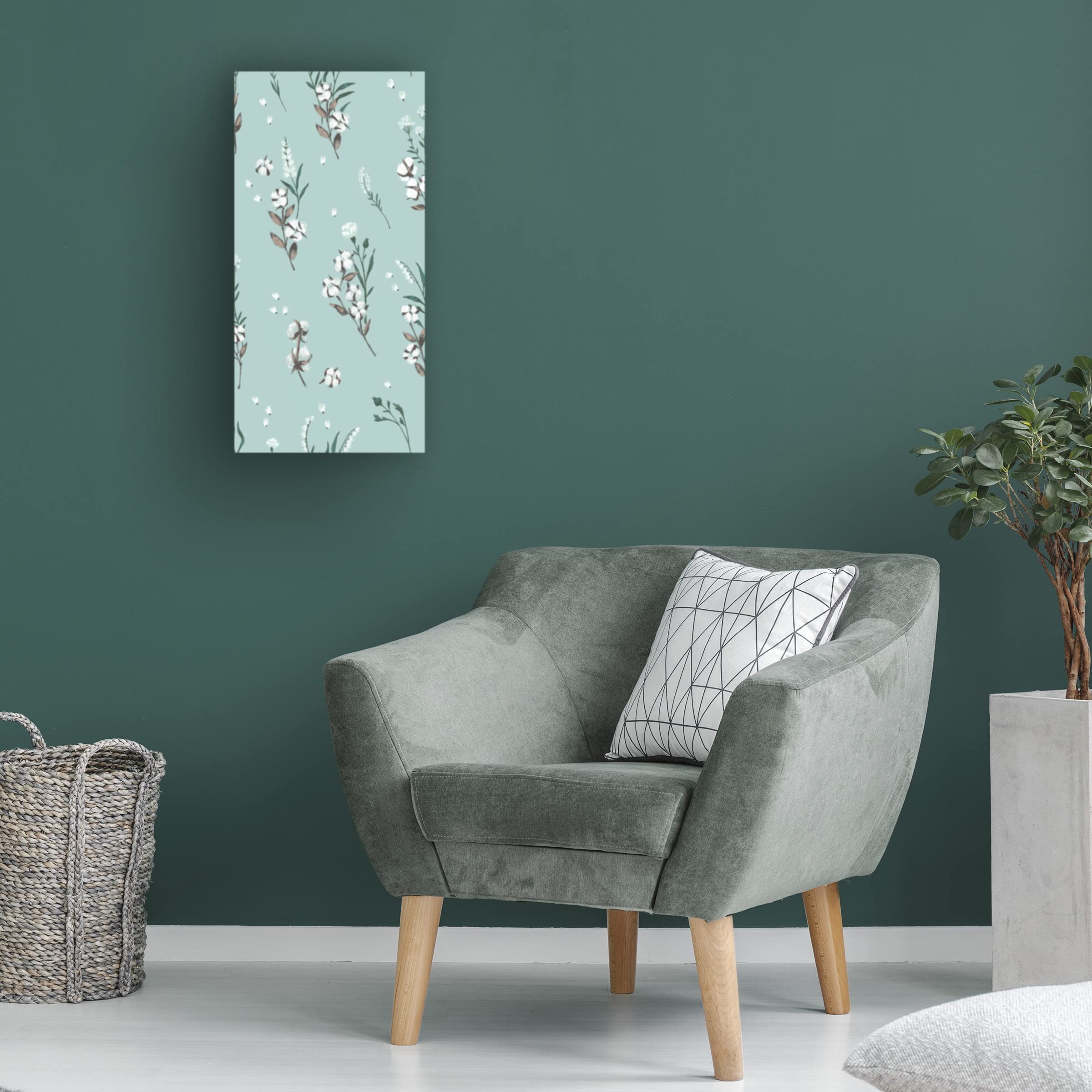 Blessed Step 02A Canvas Wall Art Print by Janelle Penner - Religious Inspirational Home Decor for Living Room, Bedroom & Office