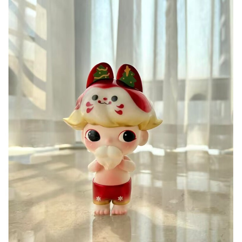 DIMOO Inuhariko Santa Costume Ver. Limited Edition Collectible Figure - Perfect for Christmas Decorations, Gift Giving & Anime Figure Collections