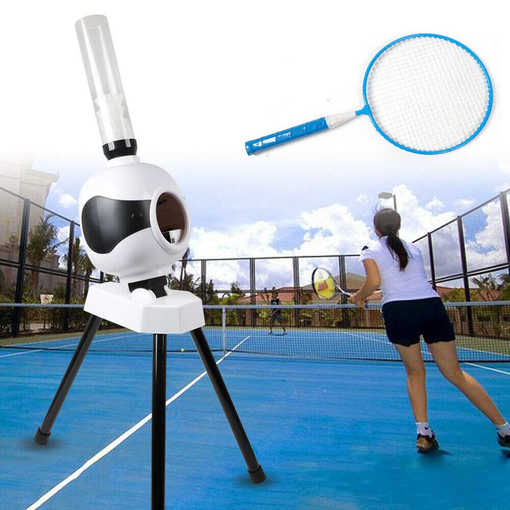 Automatic Badminton Ball Machine for Kids & Adults - Portable Badminton Training Equipment with Adjustable Speed | Perfect for Backyard Practice, Gym Training & School PE Classes