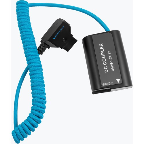 Kondor Blue D-Tap to DMW-BLK22 Dummy Battery Cable - Power Your Sony Cameras for Extended Shooting & Professional Video Production