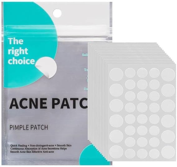 Hydrocolloid Pimple Patches for Face - 72 Count Invisible Acne Spot Stickers to Cover Zits & Blemishes | Breakout-Fighting Dots for Overnight Treatment & Daily Skincare Routine | Perfect for Teens, Adults & Sensitive Skin Types