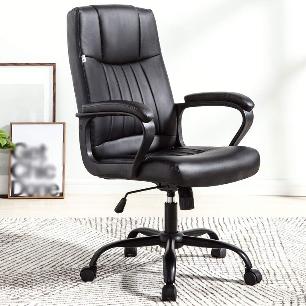 Ergonomic Office Chair - High Back Black Gaming Chair with Swivel & Lift, Adjustable Rocking Computer Desk Chair for Home & Office Workspace - Perfect for Work, Gaming, and Study Sessions