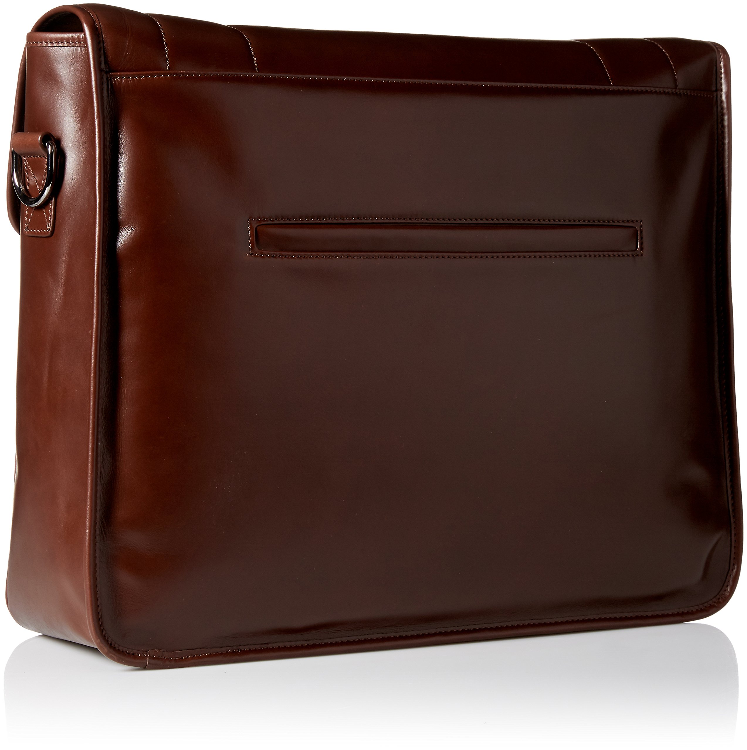 Premium Genuine Leather Messenger Bag for Men - Classic Brown, One Size - Perfect for Business, Travel & Everyday Use
