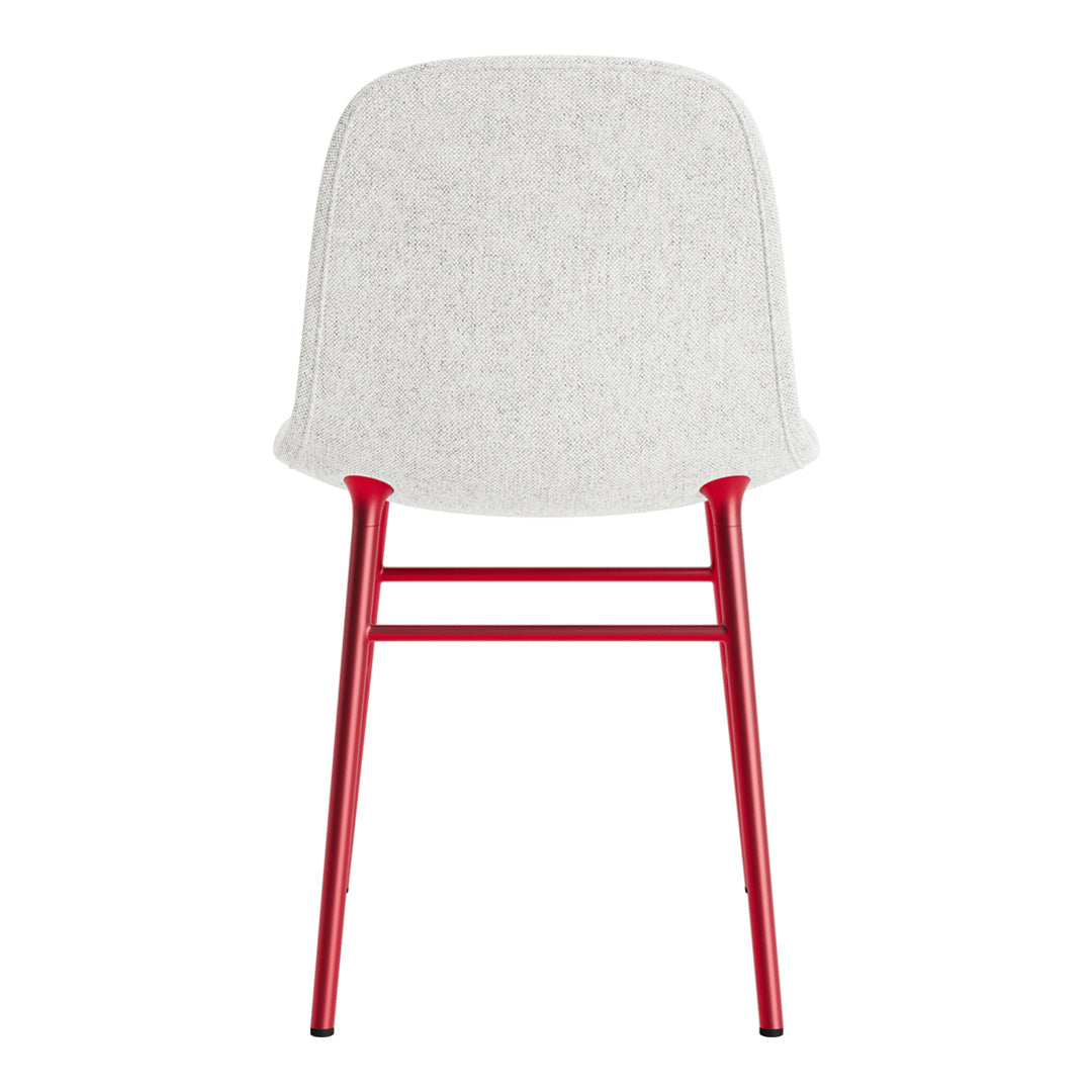 Modern Form Chair with Sturdy Metal Legs & Comfortable Upholstery - Perfect for Home Office, Living Room, or Dining Room Decor