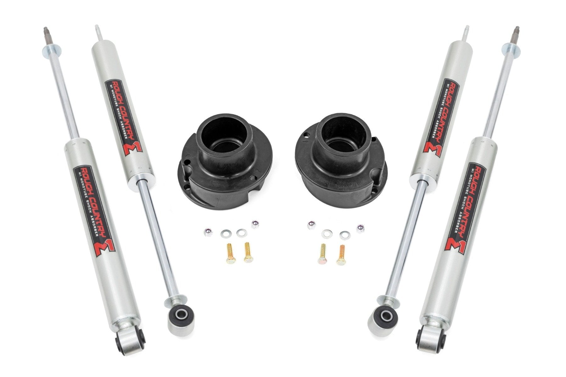2.5 Inch Lift Leveling Kit for Ram 2500 (2014-2024) & 3500 (2013-2024) - Heavy Duty RR Coil M1 Suspension Upgrade - Part# 37741 - Perfect for Off-Roading, Towing & Improved Ground Clearance