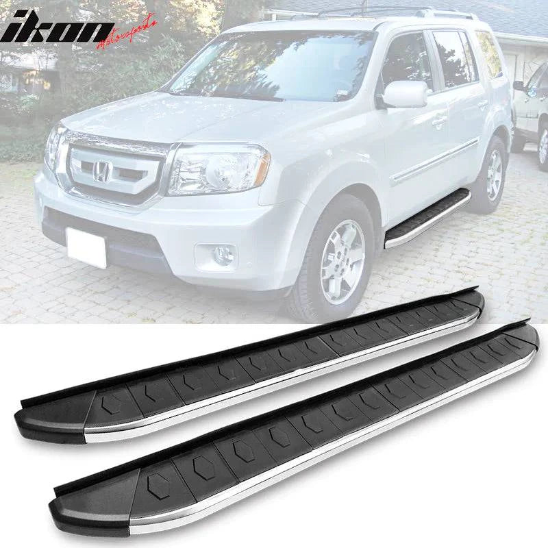2009-2015 Honda Pilot Aluminum Running Boards Side Step Bars - OEM Style Nerf Bars for Enhanced Vehicle Access & Off-Road Protection | Perfect for Truck & SUV Customization, Outdoor Adventures & Daily Commuting