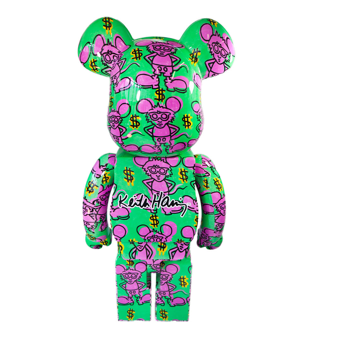 1000% Bearbrick Keith Haring 11 - Limited Edition Collectible Art Toy Figure for Home Display & Pop Culture Enthusiasts