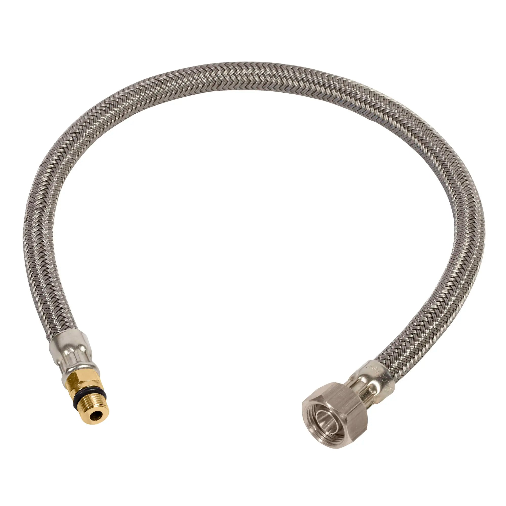 Stainless Steel Faucet Supply Hose - Flexible Braided Water Line for Kitchen & Bathroom Sink (12