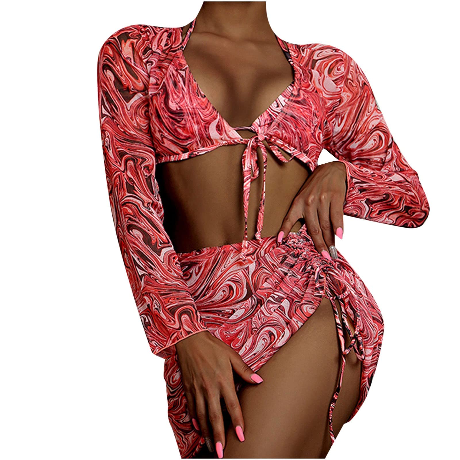 Homlpope Women's Sexy Triangle Bikini Set - Beach Swimwear for Summer