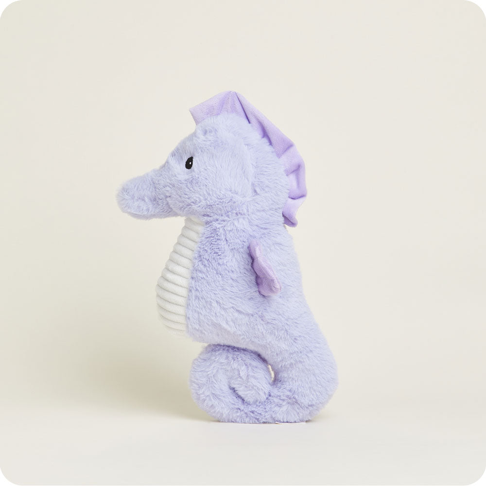 Seahorse Warmies Plush Stuffed Animal - Microwaveable Heating Pad for Kids & Adults - Perfect for Stress Relief, Anxiety, and Comfort - Great for Bedtime, Travel, and Relaxation