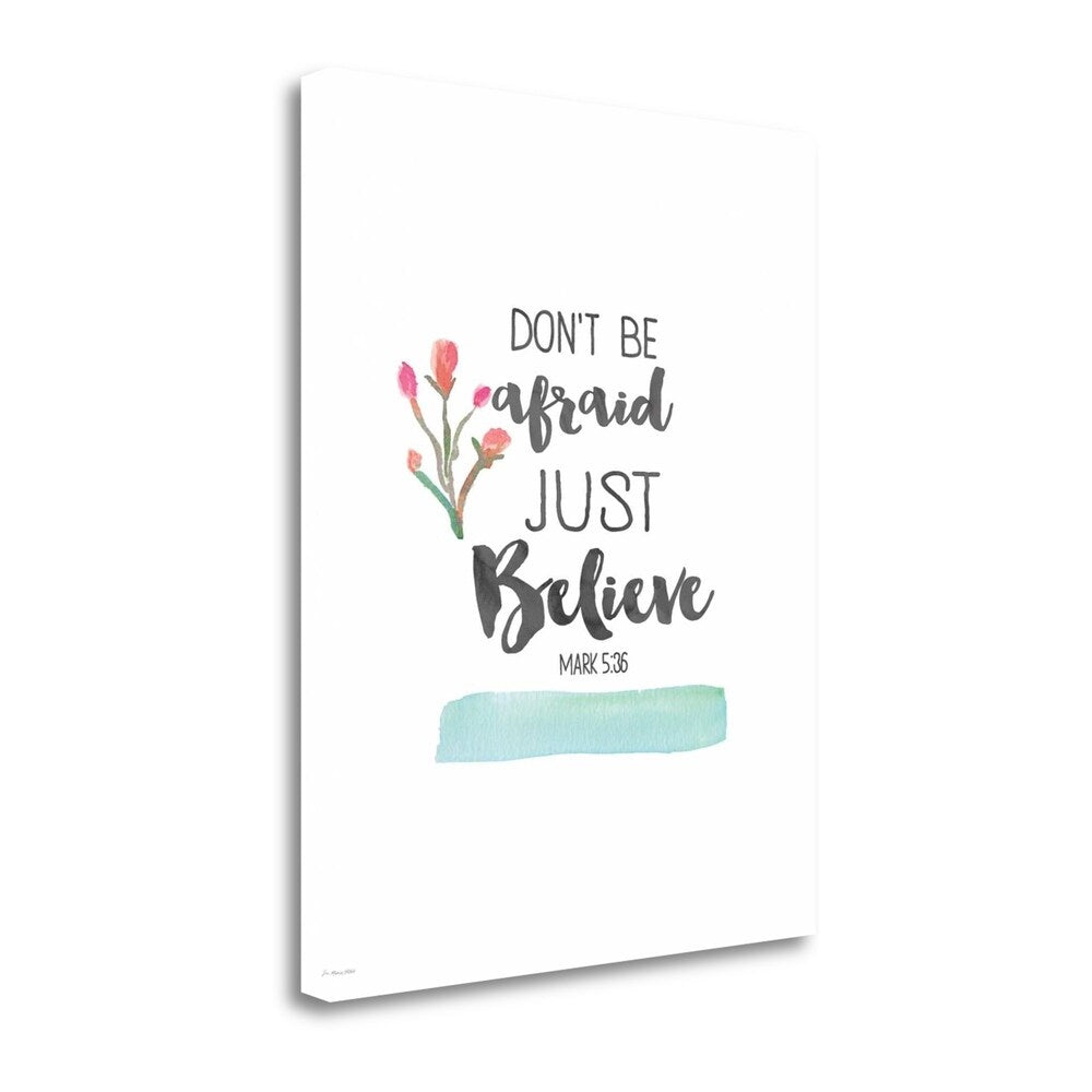 Believe By Jo Moulton - Premium Fine Art Giclee Print on Gallery Wrapped Canvas - Ready to Hang Wall Decor for Living Room, Bedroom & Office