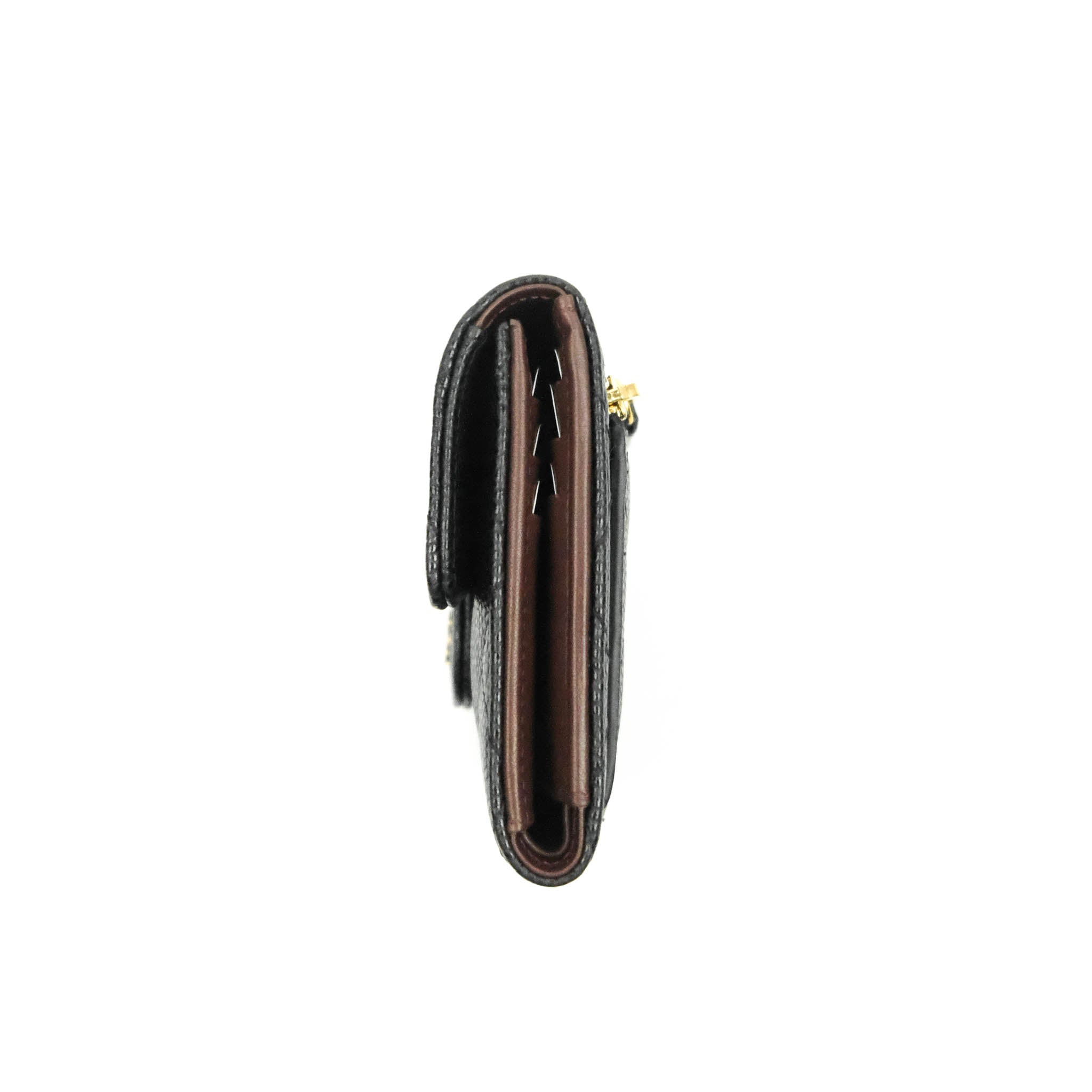 Chanel Classic Flap Wallet in Black Caviar Leather with Gold Hardware - Luxury Designer Wallet for Women, Perfect for Everyday Use & Special Occasions