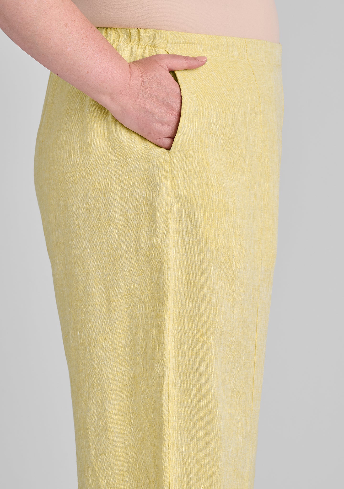 Amelia Linen Pants for Women - Breathable & Comfortable High Waisted Wide Leg Trousers - Perfect for Summer, Office, and Casual Wear