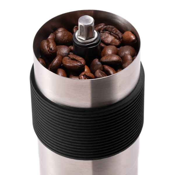 Premium Ten Mile Manual Coffee Grinder - Portable Hand Crank Burr Mill for Espresso, French Press & Travel - Perfect for Camping, Home & Office Use