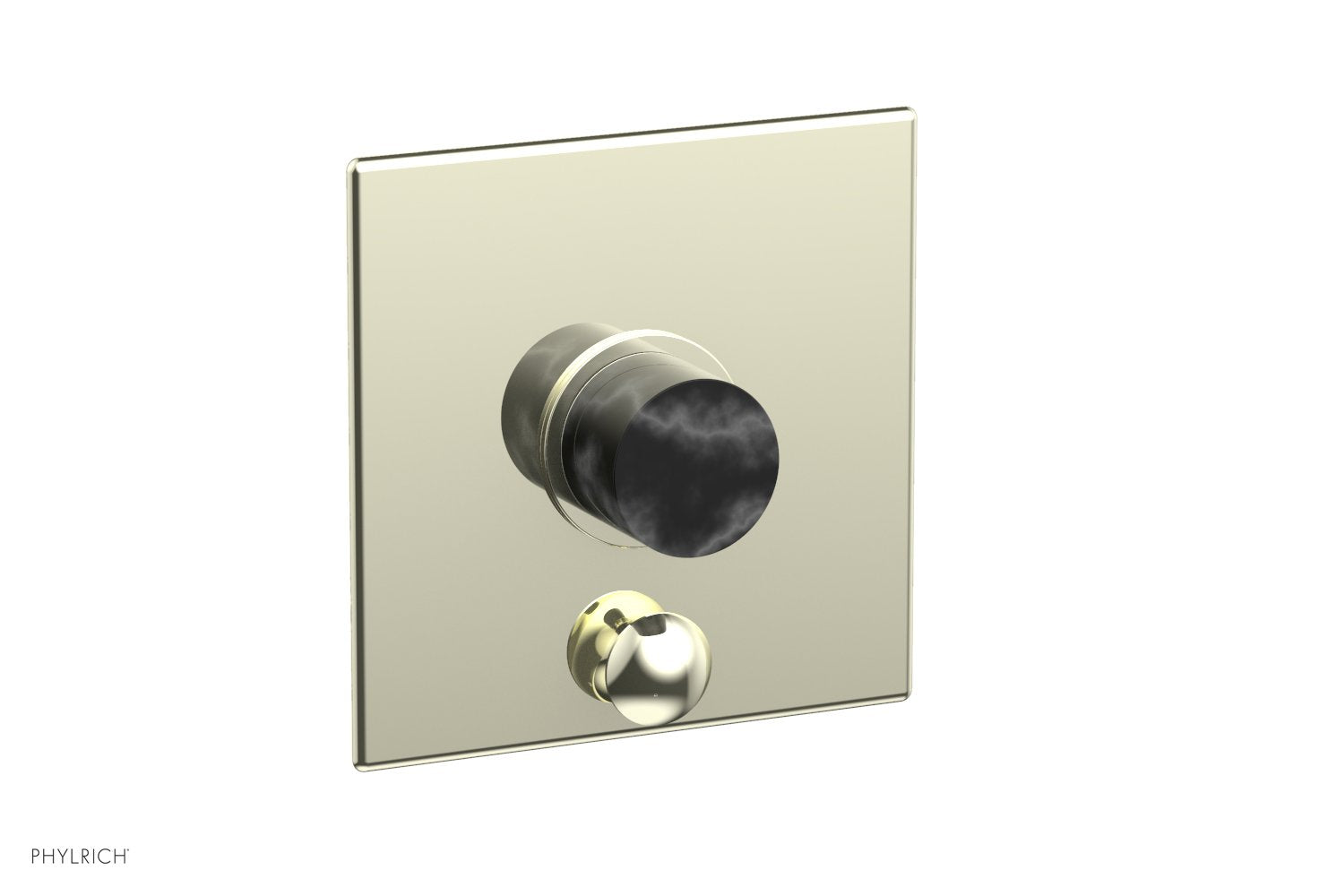 BASIC II Pressure Balance Shower Valve Trim Kit with Diverter and Handle - 4 Inch Chrome Finish for Bathroom Renovation | Perfect for Modern Home Shower Systems