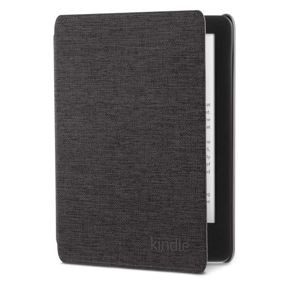 Premium Kindle Fabric Cover - Charcoal Black for 10th Generation (2019 Release) | Slim Protective Case for Kindle Basic | Perfect for Reading, Travel & Daily Use
