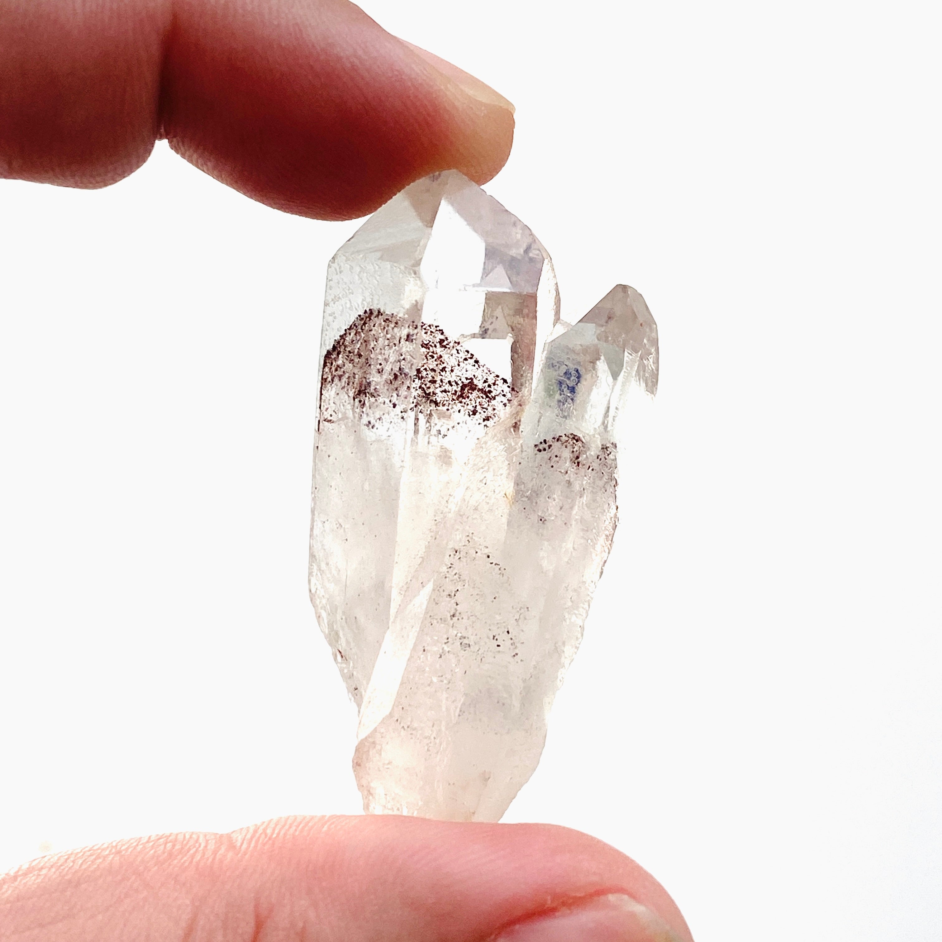 Premium Fire Quartz Phantom Crystal - 22g, 51x26mm (INFQ 02) - Perfect for Meditation, Energy Healing & Spiritual Decor