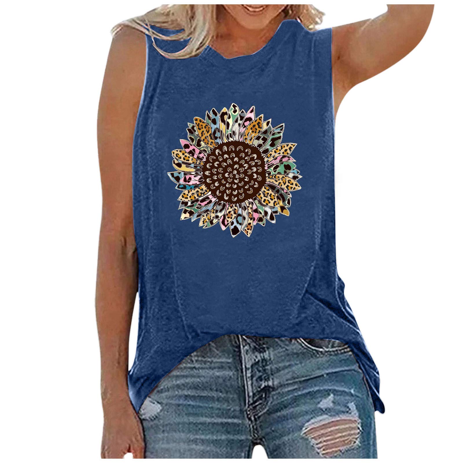 Plus Size Women's White Sleeveless Workout Tank Top with Letter Print - Breathable O-Neck Vest Tunic for Gym, Yoga & Casual Wear