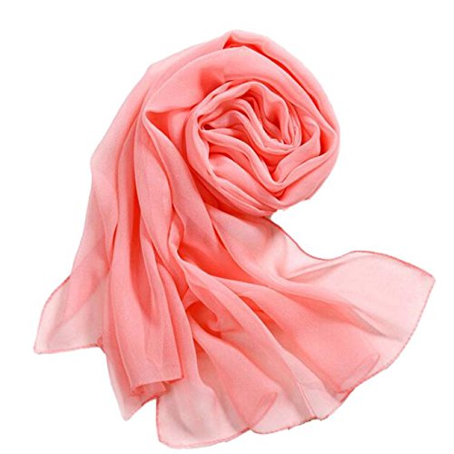 Soft Chiffon Long Head Scarf Wrap for Women - Elegant Beach Shawl, Ladies Thin Summer Scarf, Tan Wrinkle-Resistant Hair Accessory - Perfect for Beach Outings, Travel, and Fashion Styling