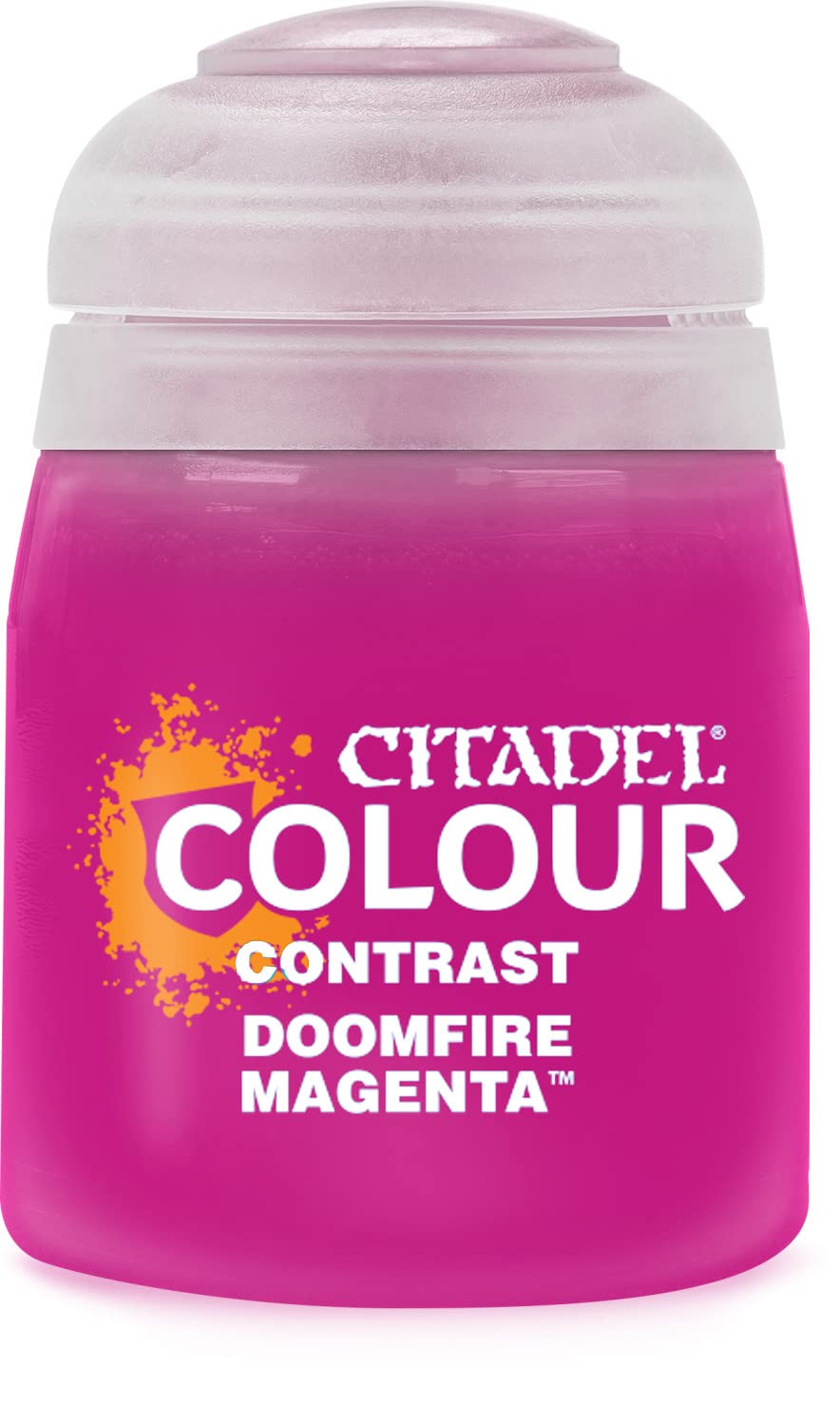 Citadel Contrast Paint - Doomfire Magenta (18ml) - Vibrant Miniature Paint for Warhammer & Tabletop Gaming - Perfect for Shading & Highlighting Models