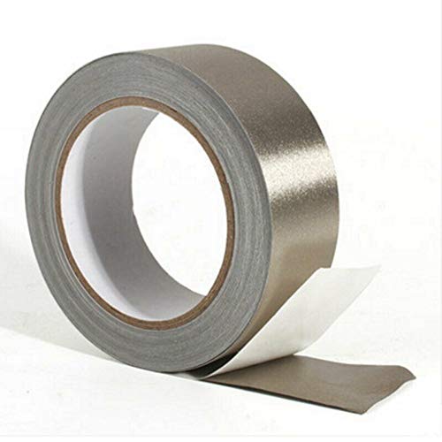 Conductive Fabric Adhesive Tape - 10mm x 50M EMI Shielding Tape for Laptop, Cable, LCD, Mobile Phone Repair - Ideal for Electronics, EMI Protection & Wire Management
