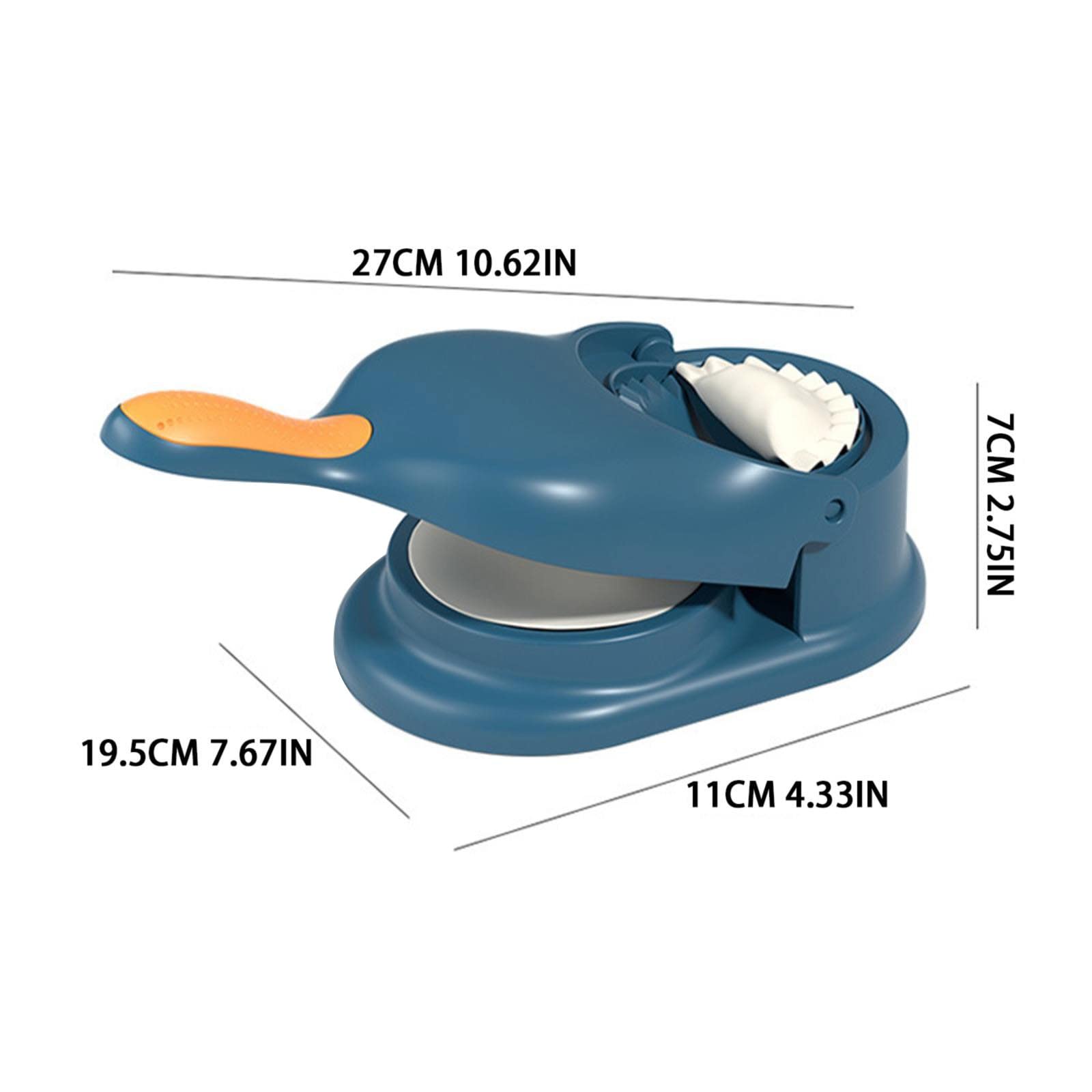 2 in 1 Dumpling Maker & Ravioli Press Tool - Manual Dumpling Skin Press Mold for Homemade Dumplings, Empanadas, Pastries - Perfect for Asian Cooking, Italian Pasta Making & Family Kitchen Fun