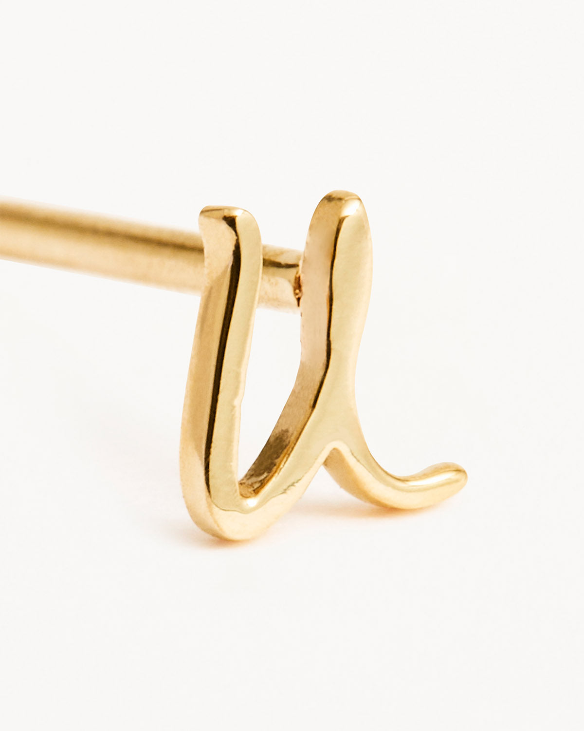 14K Solid Gold Love Letter Earrings - Dainty Romantic Jewelry for Women - Perfect Gift for Anniversary, Valentine's Day & Everyday Wear