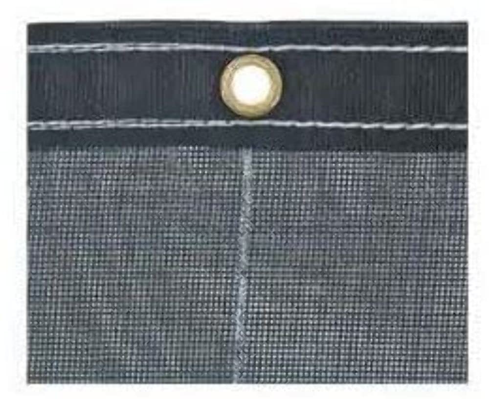 Buyers Products Black Mesh Replacement Tarp 5.5’ x 14’ - Heavy Duty Truck Cover for Cargo Protection & Debris Control