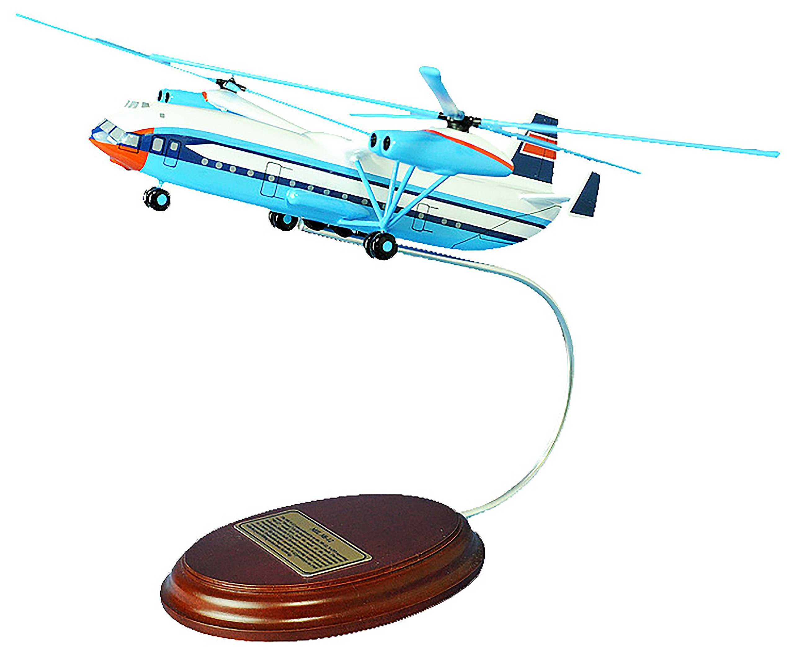 1/121 Scale Mil Mi-12 USSR Helicopter Model - Collectible Military Aircraft Display for Aviation Enthusiasts & Home Decor