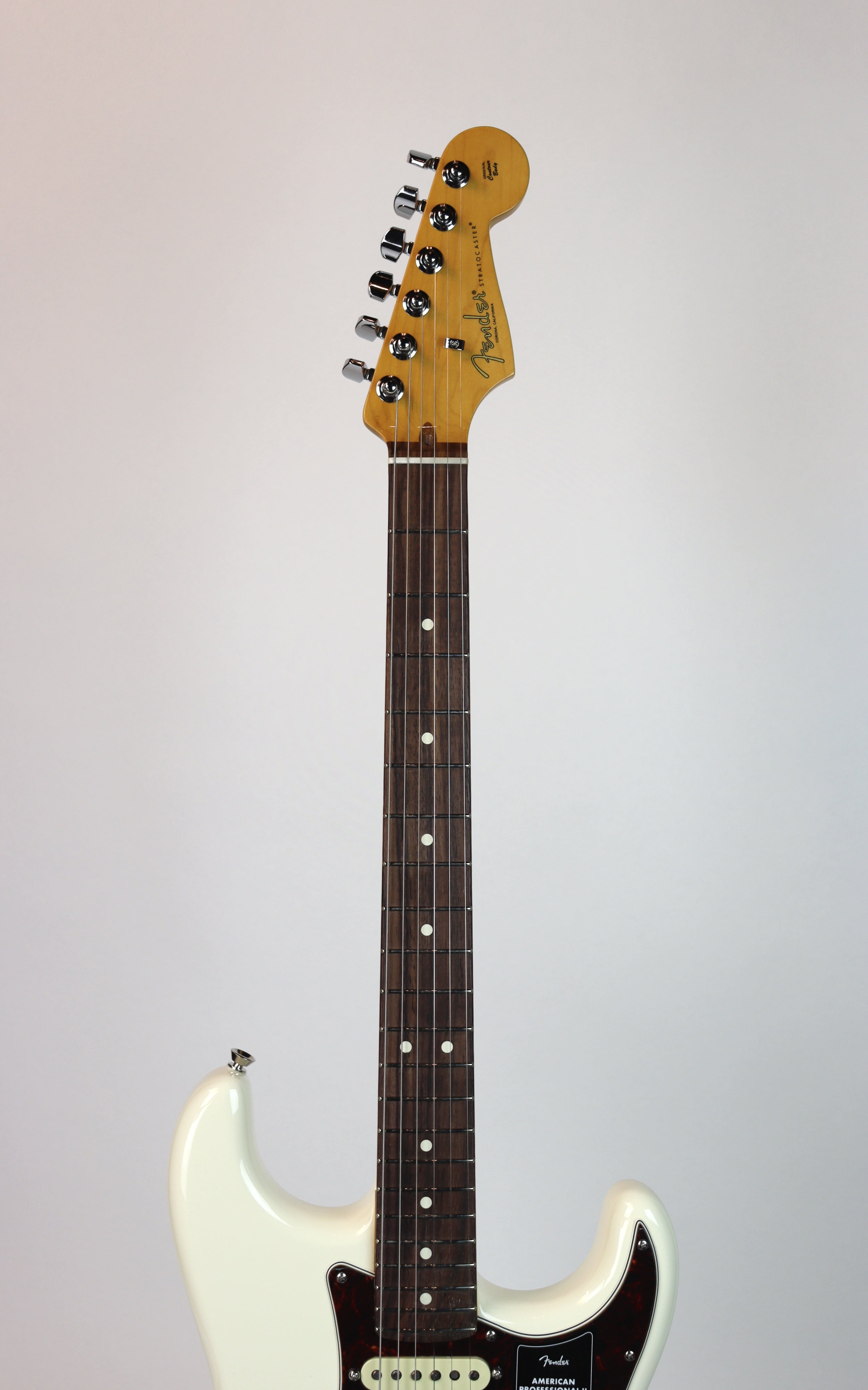 Fender American Professional II Stratocaster RW Olympic White Electric Guitar - Premium Maple Neck, Professional Sound for Stage & Studio