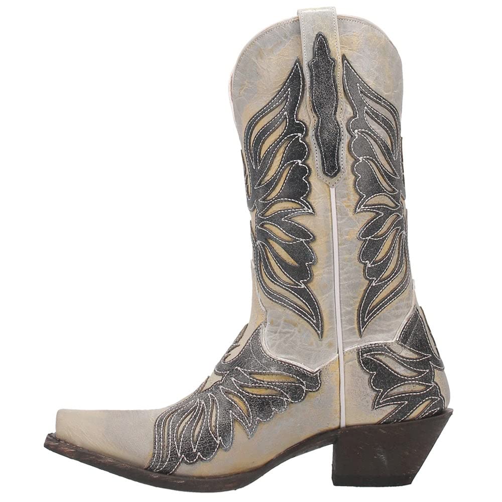Dan Post Women's DP4359 Indulgence Brown Leather Snip Toe Western Boots - Perfect for Country Dancing, Rodeos & Casual Western Fashion
