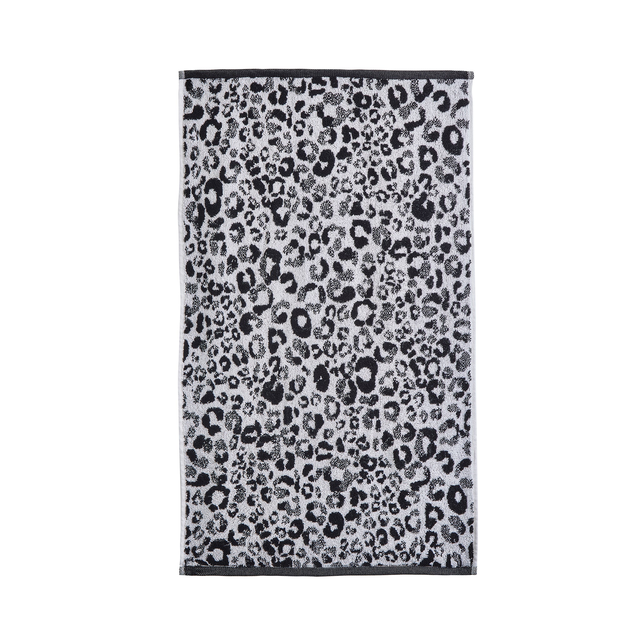 Premium Fusion Animal Print Hand Towel - Soft & Absorbent Black Bath Towel for Kitchen, Bathroom & Gym - Stylish Home Decor & Practical Gift Idea